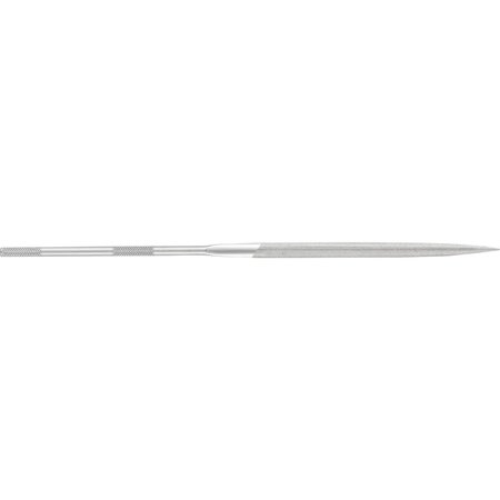 PFERD 6-1/4" Crossing Needle File - Knurled Handle, Cut 0 12027